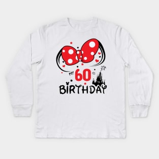 60th birthday Kids Long Sleeve T-Shirt